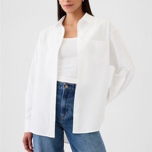 GAP Poplin Barrel Sleeve Big Shirt